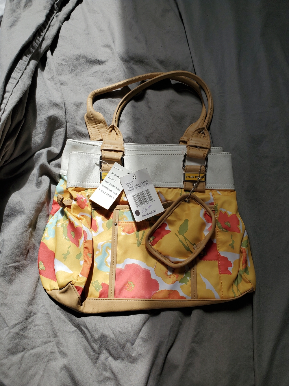 Tyler Rodan Floral Yellow Purce